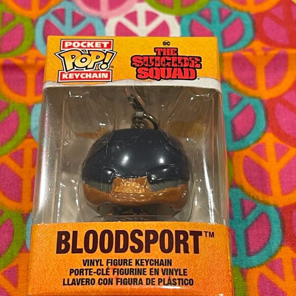 Bloodsport The Suicide Squad Funko Pocket Pop Bobble-Head Keychain - Picture 1 of 3